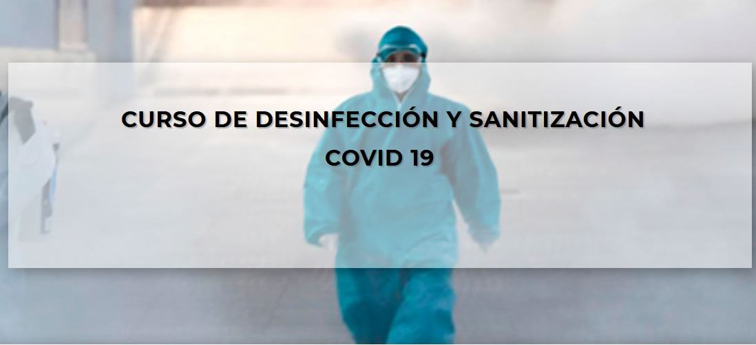curso de desinfeccion y sanitizacion covid 19
